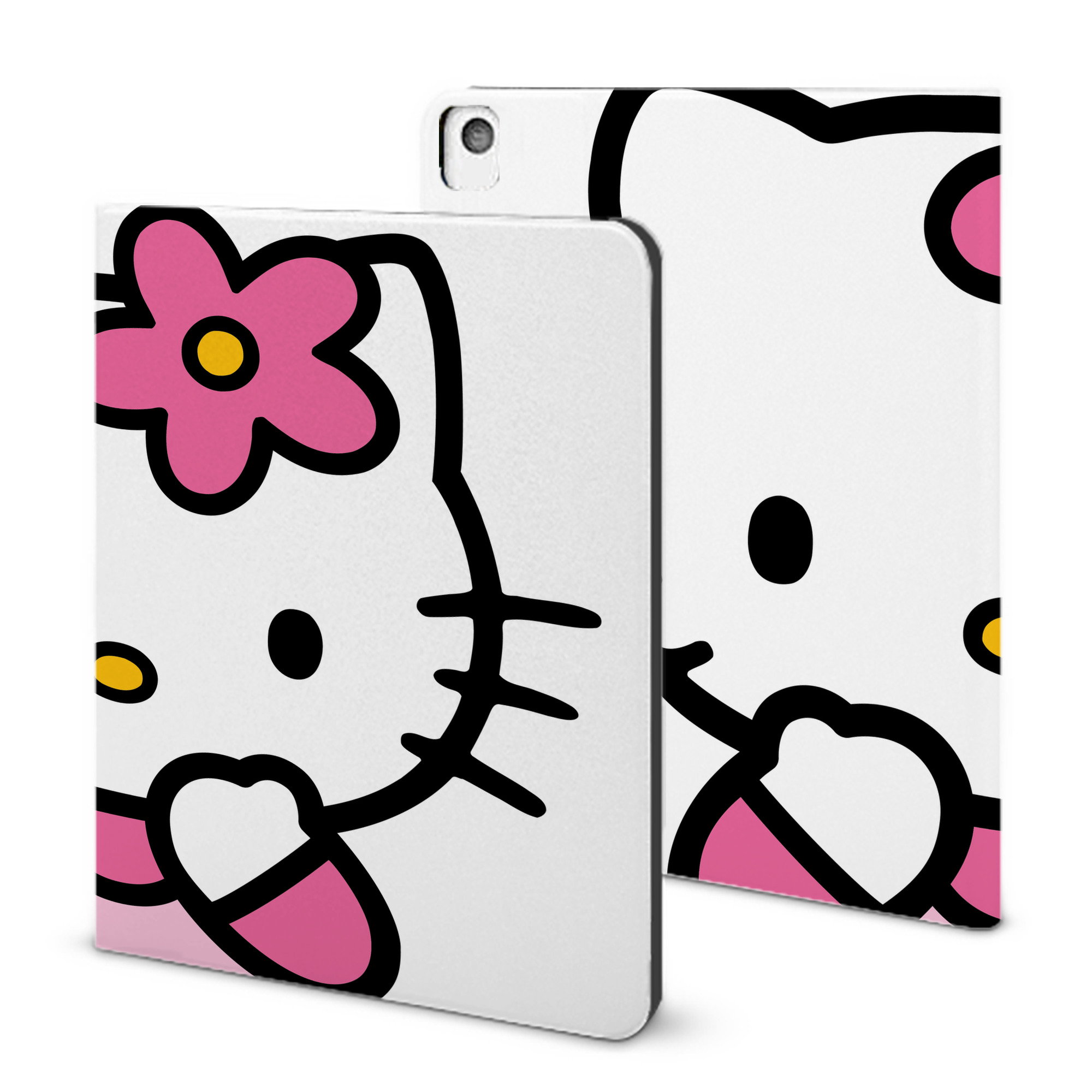 （画像用） Hello Kitty ハローキティ IPadケース ペンホルダー付き ブックスタイルデザイン